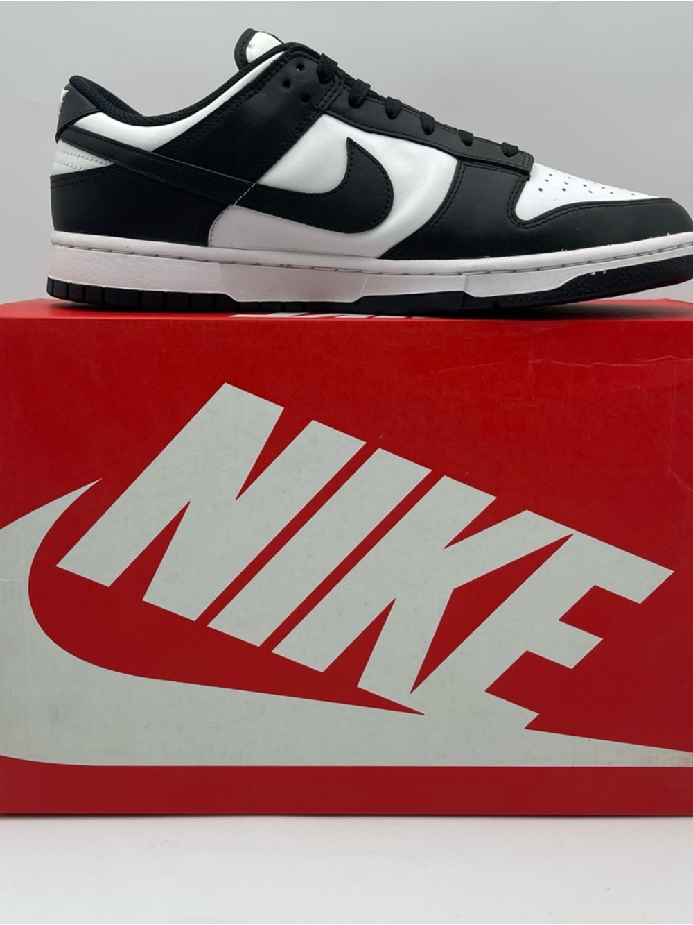 Nike Dunk Low Retro Panda-SZ 12 Men-Black White Sneaker DD1391-100-new in box